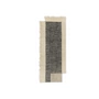 Ferm Living - Counter Teppichläufer, 80 x 200 cm, charcoal / off-white