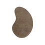 Ferm Living - Forma Wollteppich S, aschbraun