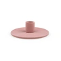 Nuuck - Cirkler 01 Keramik Kerzenhalter Ø 12 x H 3,5 cm, ochre red