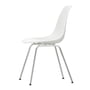Vitra - Eames Plastic Side Chair DSX, verchromt / weiß (Filzgleiter basic dark)
