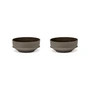 Serax - Dune Schale by Kelly Wearstler, Ø 14,5 cm, Slate / braun (2er-Set)