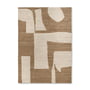 ferm Living - Piece Teppich, 200 x 300 cm, off-white / toffee