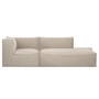 Ferm Living - Catena Modular, 3-Sitzer Sofa Offen rechts, natur (Rich Linen)