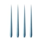 ester & erik - Spitzkerze, 24 cm, No. 37, moon blue / matt (4er-Set)