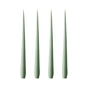ester & erik - Spitzkerze, 24 cm, No. 66, eucalyptus / matt (4er-Set)