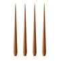 ester & erik - Peitschenkerze, 32 cm, No. 23, raw toffee / matt (4er-Set)
