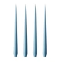 ester & erik - Peitschenkerze, 32 cm, No. 37, moon blue / matt (4er-Set)