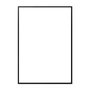 The Poster Club - Bilderrahmen Eiche schwarz, Echtglas, 70 x 100 cm