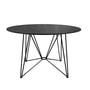 Acapulco Design - The Ring Table, H 74 x Ø 120 cm, HPL schwarz / schwarz