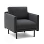 Normann Copenhagen - Rar Sessel, schwarz / Re-Born dark grey