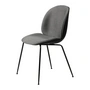 Gubi - Beetle Dining Chair Frontpolsterung (Conic Base), Schwarz / Remix 3 (152)