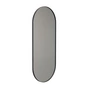 Frost - Unu Wandspiegel 4146 mit Rahmen, oval, 60 x 140 cm, schwarz matt