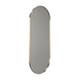 Frost - Unu Wandspiegel 4146 mit Rahmen, oval, 60 x 140 cm, gold gebürstet