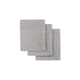 The Organic Company - Urban Spültuch, 18 x 35 cm, morning grey (3er-Set)