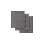 The Organic Company - Urban Spültuch, 18 x 35 cm, evening grey (3er-Set)