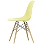 Vitra - Eames Plastic Side Chair DSW RE, Esche honigfarben / citron (Filzgleiter basic dark)