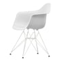 Vitra - Eames Plastic Armchair DAR RE, weiß / baumwollweiß (Filzgleiter basic dark)