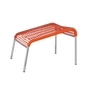 Fiam - Mya Spaghetti Fußhocker, Aluminium / orange