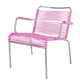 Fiam - Mya Spaghetti Loungesessel, Aluminium / pink