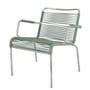 Fiam - Mya Spaghetti Loungesessel, Aluminium / salbei