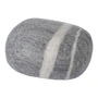 myfelt - Kieselstein Pouf Carl 2XL, hellgrau meliert