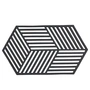 Zone Denmark - Hexagon Untersetzer large, schwarz