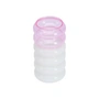 Design Letters - Bubble - 2 in 1 Vase & Kerzenhalter, H 13,5 cm, pink / milky white