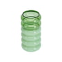 Design Letters - Bubble - 2 in 1 Vase & Kerzenhalter, H 13,5 cm, green / milky green