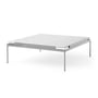 &Tradition - Sett Coffee Table LN13, Bianco Carrara / Chrom dunkel