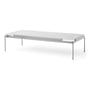 &Tradition - Sett Coffee Table LN12, Bianco Carrara / Chrom dunkel