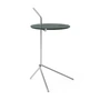 &Tradition - Halten Side Table SH9, Verde Guatemala / Edelstahl poliert