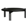 Karup Design - Sticks Couchtisch, low Ø 80 cm, black night