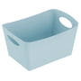Koziol - Boxxx Aufbewahrungsbox L, recycled blau