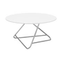 Softline - Tribeca Beistelltisch, small, Chrom / weiß lackiert