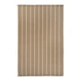 ferm Living - Calm Kelim Wollteppich, 200 x 300 cm, dark sand / off-white