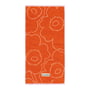 Marimekko - Piirto Unikko Handtuch, 50 x 100 cm, burnt orange / pink