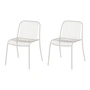 Blomus - Yua Wire Outdoor Stuhl, silk gray (2er-Set)