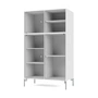 Montana - Ripple III Vitrinenschrank, Chrom / new white