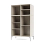 Montana - Ripple III Vitrinenschrank, Chrom / oat