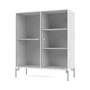 Montana - Ripple II Vitrinenschrank, Chrom / new white