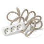 NUD Collection - Extension Cord 3fach-Steckdose, natural linen (TT-00)