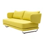 Softline - Jasper Schlafsofa, gelb (Stoff Filz 847)