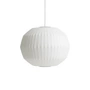 HAY - Nelson Angled Sphere Bubble Pendelleuchte M, off-white
