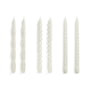 Hay - Long Mix Stabkerzen H 29 cm, off-white (6er-Set)