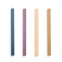 HAY - Square Stabkerzen H 24 cm, dark (4er-Set)