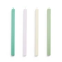HAY - Square Stabkerzen H 24 cm, fresh (4er-Set)