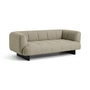 HAY - Quilton Lift 2-Sitzer Sofa, Eiche schwarz / Tadao 0720