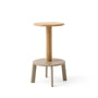 &Tradition - Massif AV39 Thekenhocker, Eiche / grau beige