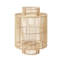Broste Copenhagen - Kajsa Laterne, Ø 26 cm x H 36.5 cm, Bambus / Glas 