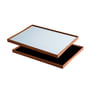 ArchitectMade - Tablett Turning Tray, 38 x 51 cm, schwarz / blau